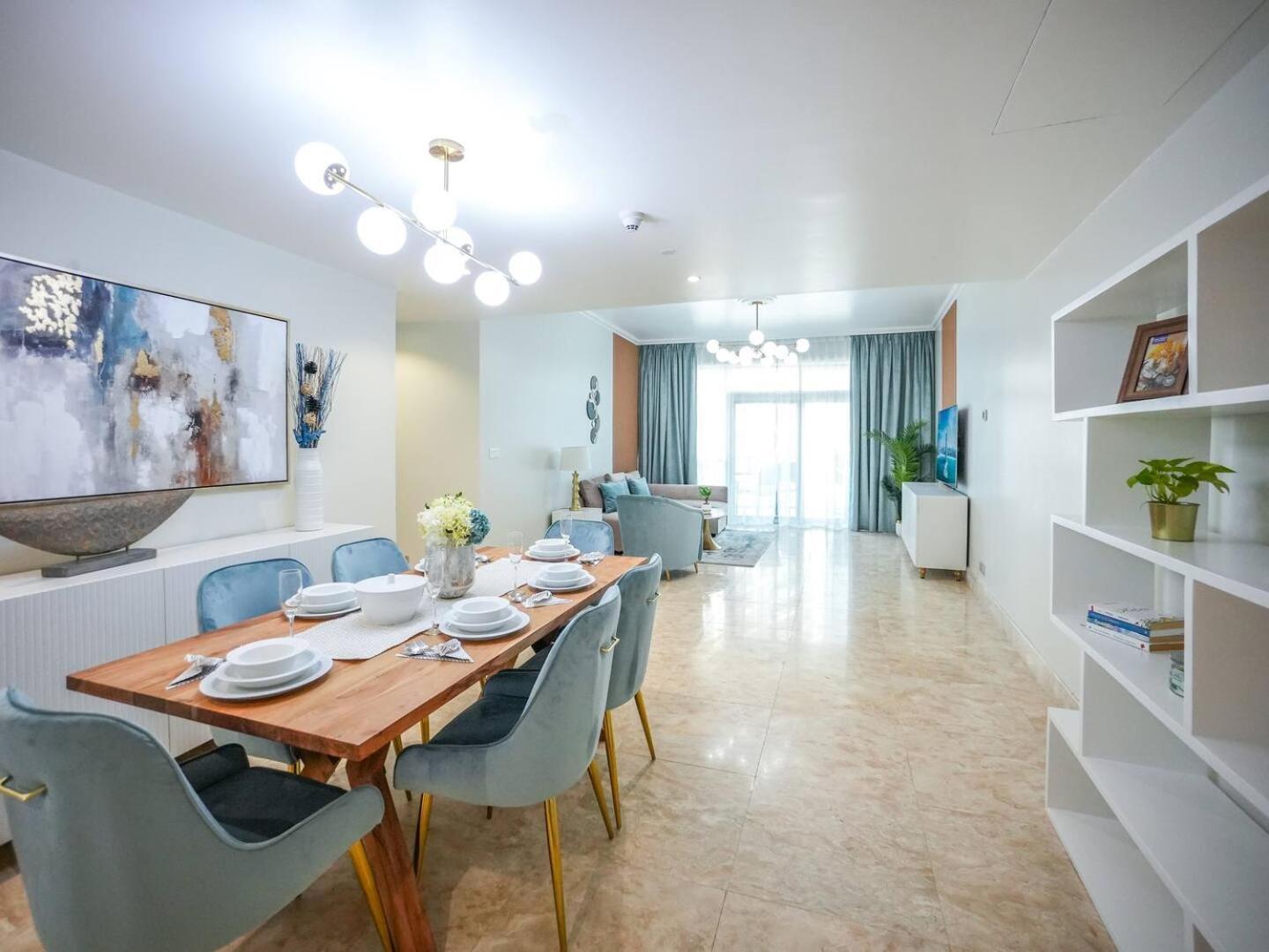 Deluxe 3 Bedroom With Marina & Sea View Dubai Buitenkant foto